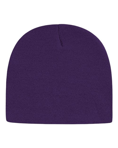 CAP AMERICA USA-Made 8 1/2" Beanie - Purple Front