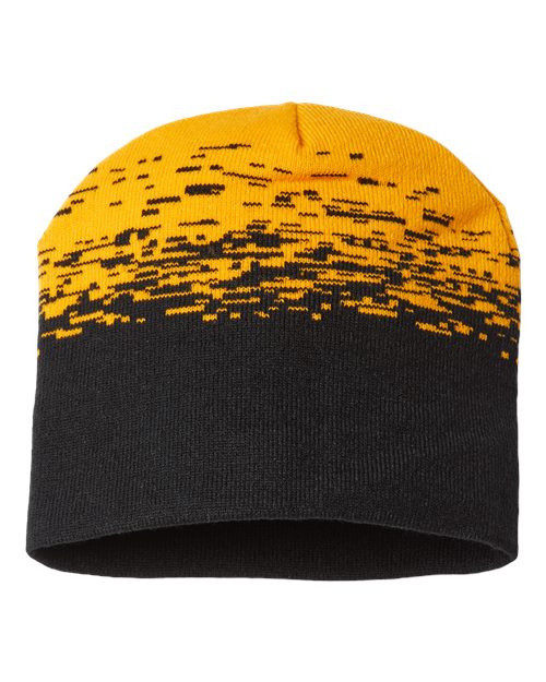 USA-Made Static Beanie - Black/ Gold Front