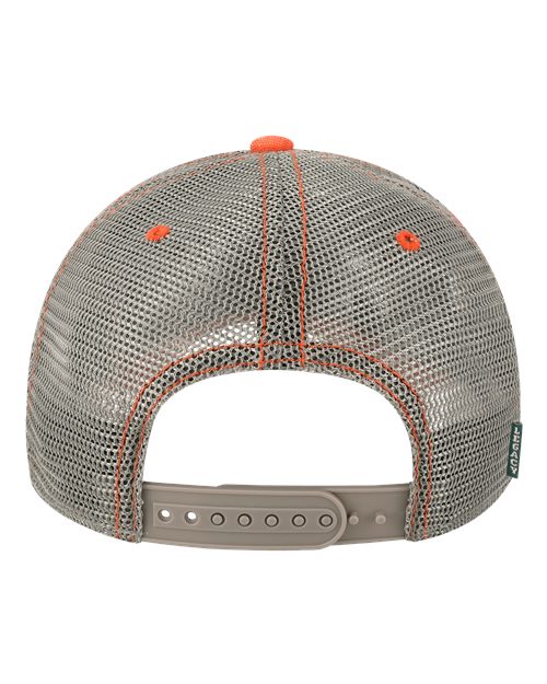 Dashboard Trucker Cap - Orange/ Grey Back