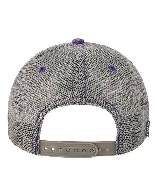Dashboard Trucker Cap - Purple/ Grey Back