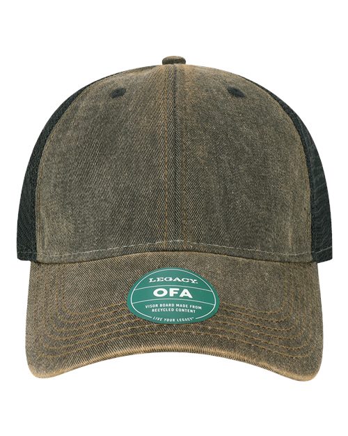 Old Favorite Trucker Cap - Black/ Black Front