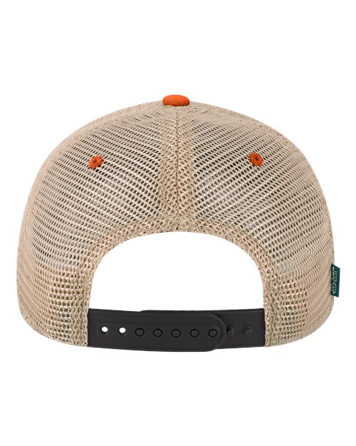 Old Favorite Trucker Cap - Black/ Orange/ Khaki Back