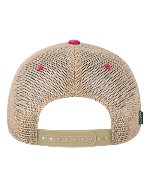 Old Favorite Trucker Cap - Dark Pink/ Khaki Back