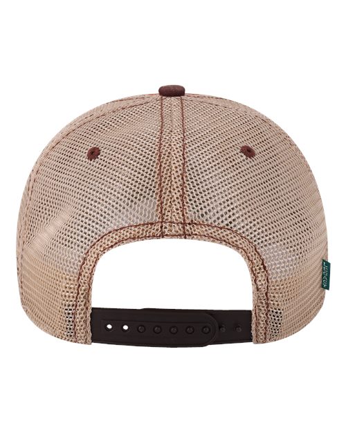 Old Favorite Trucker Cap - Red Stripe/ Khaki Back