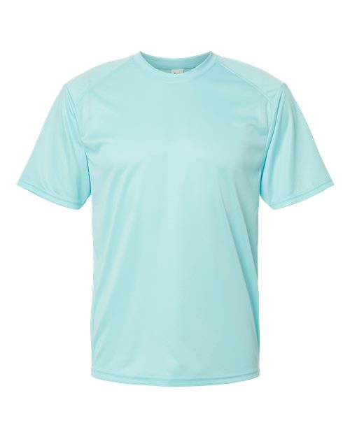 Unisex Islander Performance T-Shirt - Aqua Blue Front