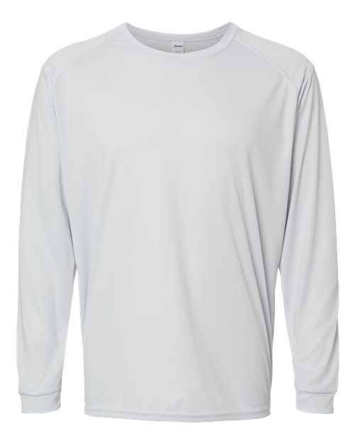 Unisex Long Islander Performance Long Sleeve T-Shirt - Aluminum Front