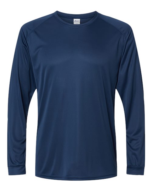 Unisex Long Islander Performance Long Sleeve T-Shirt - Navy Front