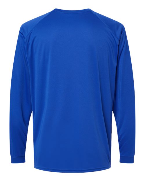 Unisex Long Islander Performance Long Sleeve T-Shirt - Royal Back