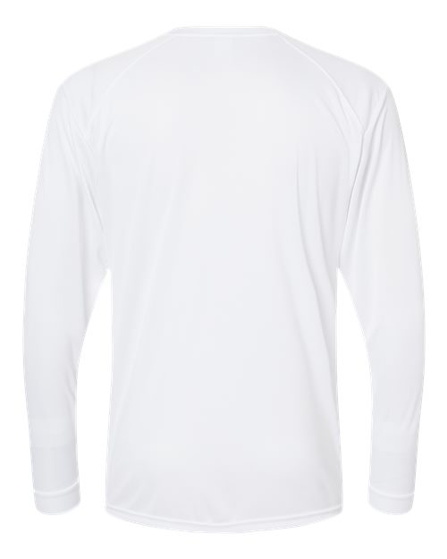 Unisex Long Islander Performance Long Sleeve T-Shirt - White Back
