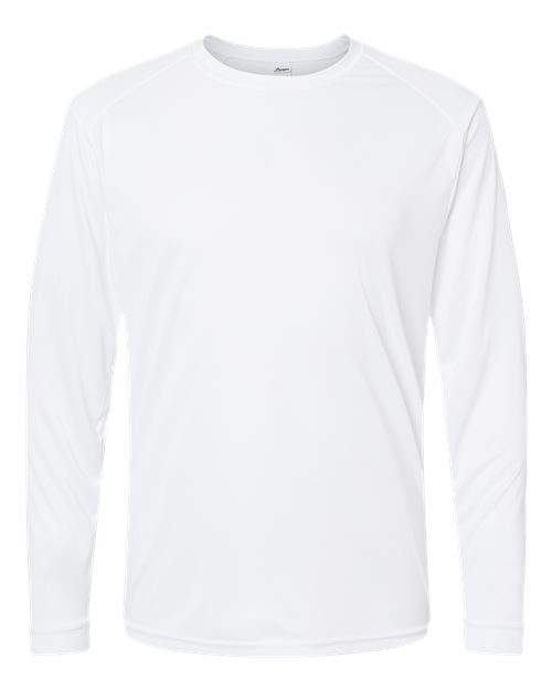 Unisex Long Islander Performance Long Sleeve T-Shirt - White Front