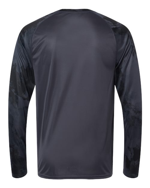 Unisex Cabo Camo Performance Long Sleeve T-Shirt - Graphite Back
