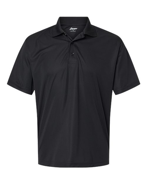 Men's Sebring Performance Polo - Black Front
