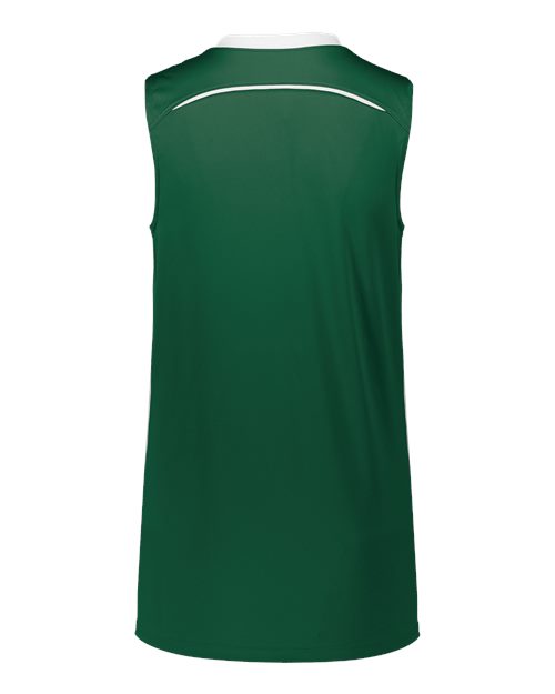 Girls' Rover Jersey - Dark Green/ White Back