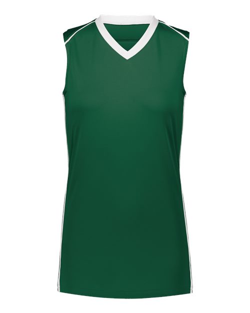 Girls' Rover Jersey - Dark Green/ White Front