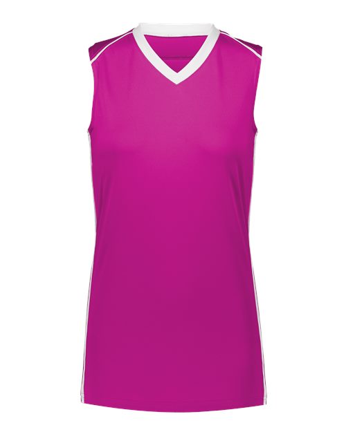 Girls' Rover Jersey - Power Pink/ White Front