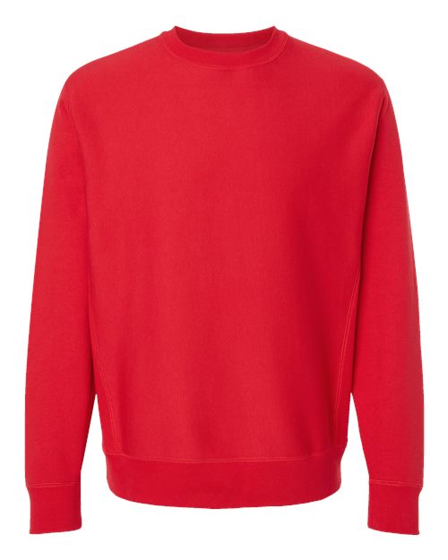 Unisex Legend Premium Heavyweight Cross-Grain Crewneck Sweatshirt - Red Front