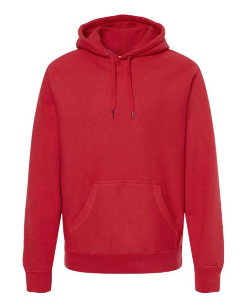 Unisex Legend Premium Heavyweight Cross-Grain Hooded Sweatshirt - Red Front