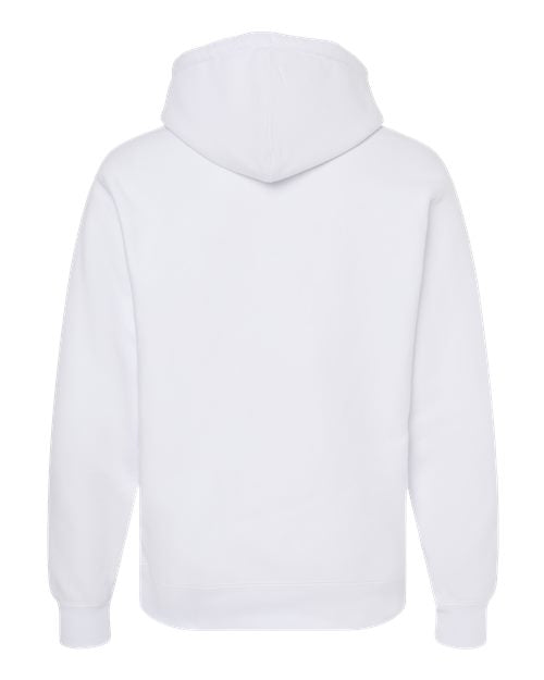 Unisex Legend Premium Heavyweight Cross-Grain Hooded Sweatshirt - White Back