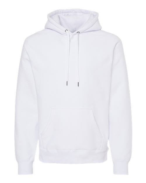 Unisex Legend Premium Heavyweight Cross-Grain Hooded Sweatshirt - White Front