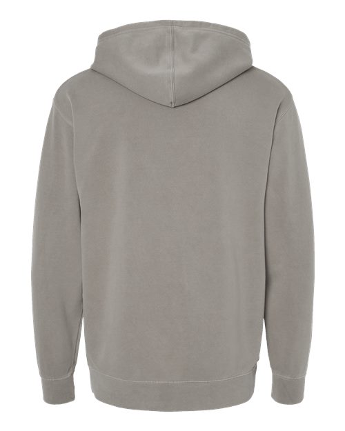 Unisex Midweight Pigment-Dyed Hooded Sweatshirt - Pigment Cement Back