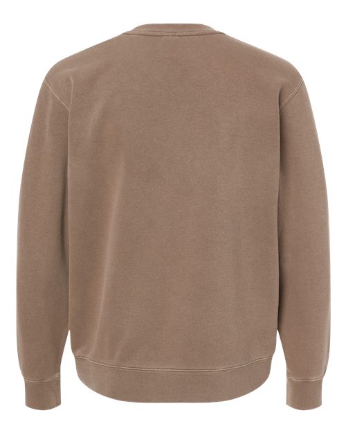 Unisex Midweight Pigment-Dyed Crewneck Sweatshirt - Pigment Clay Back