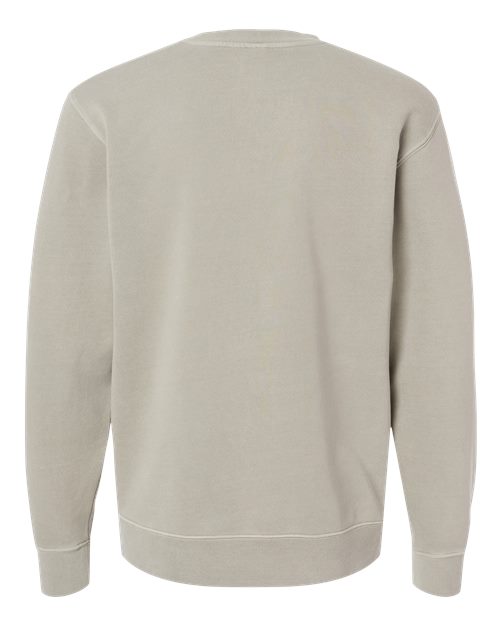 Unisex Midweight Pigment-Dyed Crewneck Sweatshirt - Pigment Cement Back
