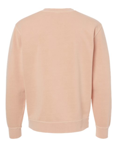 Unisex Midweight Pigment-Dyed Crewneck Sweatshirt - Pigment Dusty Pink Back