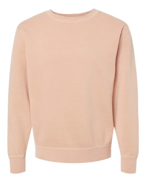 Unisex Midweight Pigment-Dyed Crewneck Sweatshirt - Pigment Dusty Pink Front