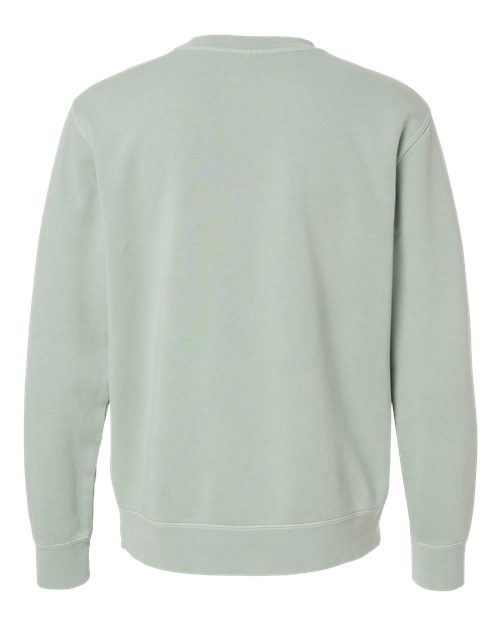 Unisex Midweight Pigment-Dyed Crewneck Sweatshirt - Pigment Sage Back
