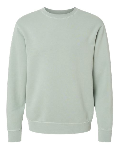 Unisex Midweight Pigment-Dyed Crewneck Sweatshirt - Pigment Sage Front