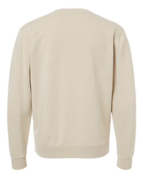 Unisex Midweight Pigment-Dyed Crewneck Sweatshirt - Pigment Ivory Back