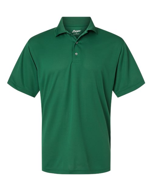 Men's Saratoga Performance Mini Mesh Polo - Hunter Green Front