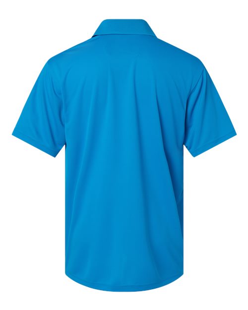 Men's Saratoga Performance Mini Mesh Polo - Turquoise Back