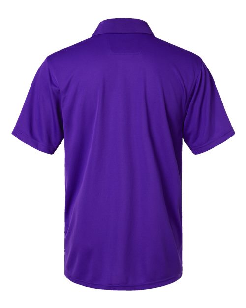 Men's Saratoga Performance Mini Mesh Polo - Purple Back