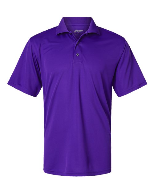 Men's Saratoga Performance Mini Mesh Polo - Purple Front