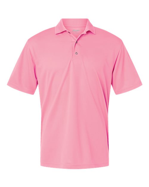 Men's Saratoga Performance Mini Mesh Polo - Charity Pink Front