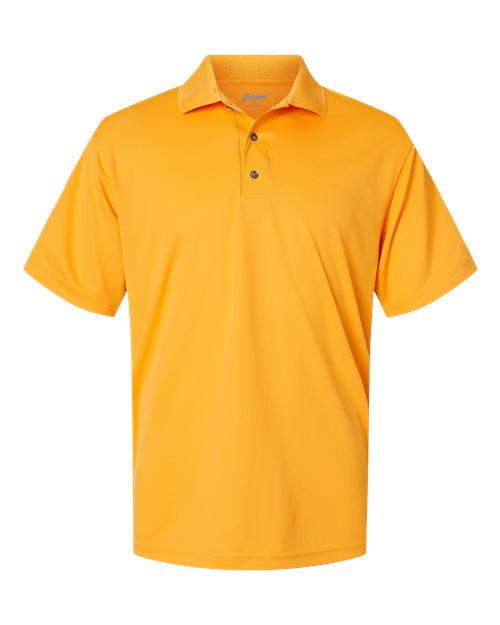 Men's Saratoga Performance Mini Mesh Polo - Gold Front