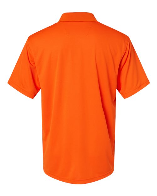 Men's Saratoga Performance Mini Mesh Polo - Orange Back