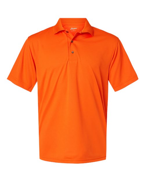 Men's Saratoga Performance Mini Mesh Polo - Orange Front