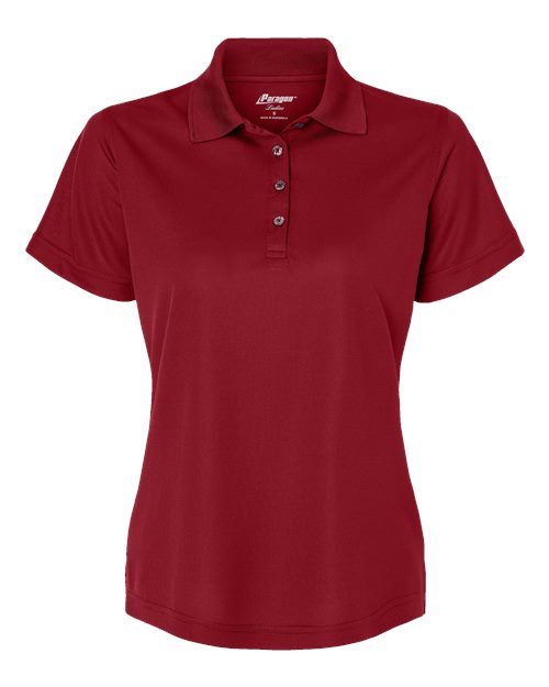 Women's Saratoga Performance Mini Mesh Polo - Cardinal Front