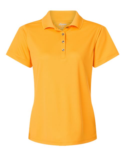 Women's Saratoga Performance Mini Mesh Polo - Gold Front