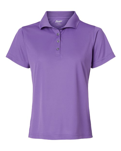 Women's Saratoga Performance Mini Mesh Polo - Grape Front