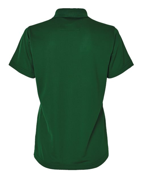 Women's Saratoga Performance Mini Mesh Polo - Hunter Green Back