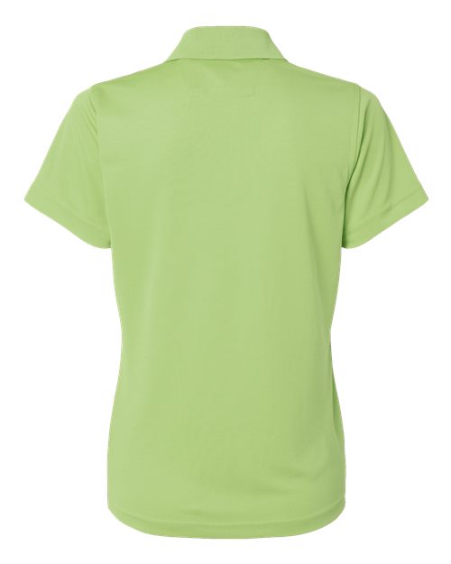 Women's Saratoga Performance Mini Mesh Polo - Kiwi Back