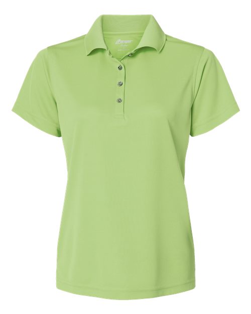 Women's Saratoga Performance Mini Mesh Polo - Kiwi Front