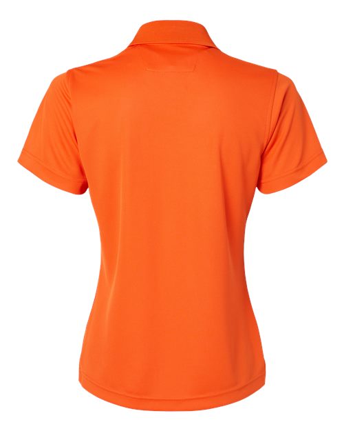 Women's Saratoga Performance Mini Mesh Polo - Orange Back
