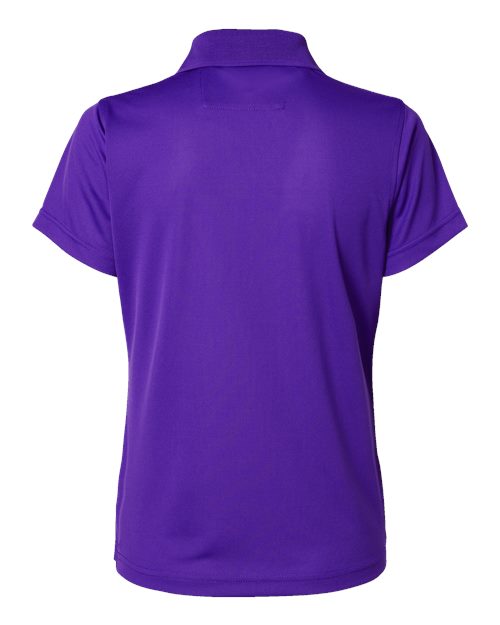 Women's Saratoga Performance Mini Mesh Polo - Purple Back