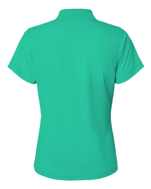 Women's Saratoga Performance Mini Mesh Polo - Seagreen Back