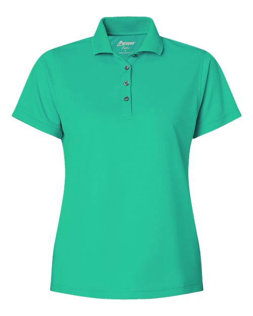 Women's Saratoga Performance Mini Mesh Polo - Seagreen Front