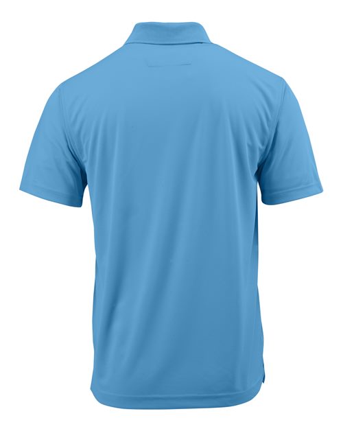 Youth Saratoga Performance Mini Mesh Polo - Bimini Blue Back